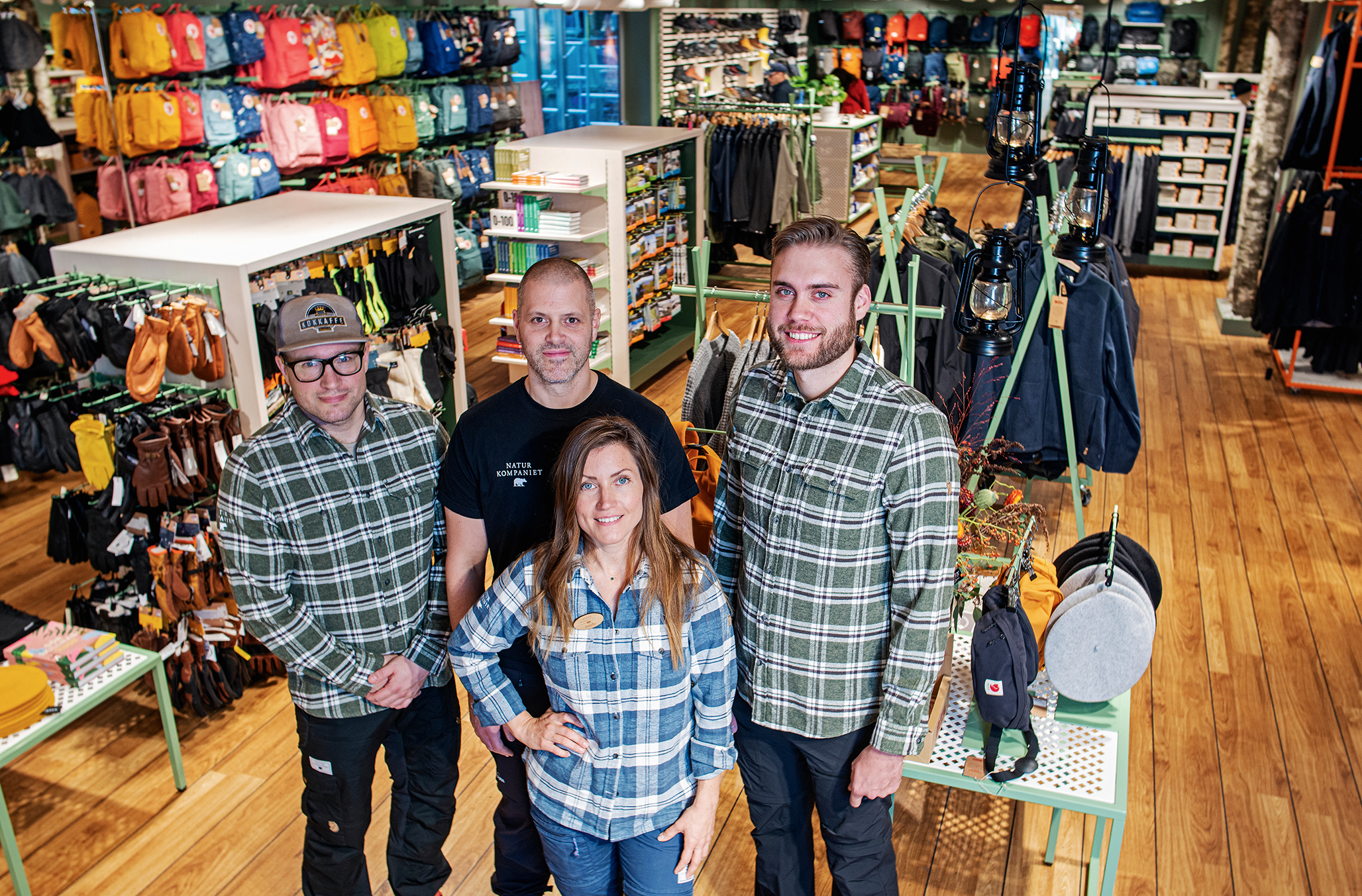 Personnel en magasin Naturkompaniet